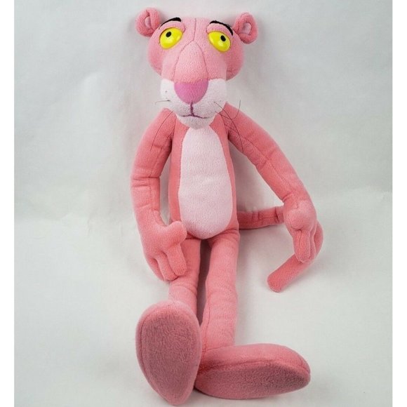 big pink panther stuffed animal